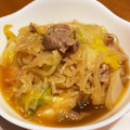 mfly's cooksnap of when they made ＃白菜と豚バラのすき焼き風.