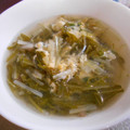 お塩と砂糖's cooksnap of when they made これうま♪　水菜とたまごの梅スープ.