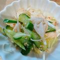 mmmugi's cooksnap of when they made ササミときゅうりのピリ辛ネギ味噌あえღ.