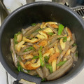 クック4GDZYS☆'s cooksnap of when they made こんにゃくとピーマン、ちくわのきんぴら！.