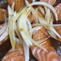 トゥクトゥク's cooksnap of when they made 簡単 サーモンのカルパッチョ♪.