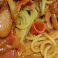 ニャンちゅう23's cooksnap of when they made 水つけパスタ ナポリタン.