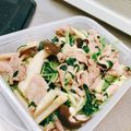 Remu♤'s cooksnap of when they made 即席10分♪豆苗＆豚肉＆きのこ中華炒め.