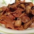 まめ太とまめ三郎's cooksnap of when they made 椎茸とベーコンのバターポン酢焼き☆.