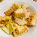 RFあすらん's cooksnap of when they made 塩麹で♪ささみとキャベツの甘味噌炒め.