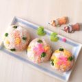 Newチヨコっと♪'s cooksnap of when they made ♬春色おにぎり(❁˙ ˘ ˙❁)✿.
