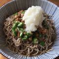 北京パンダ's cooksnap of when they made スタミナ回復‼︎ネバネバ納豆蕎麦.
