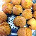 うにQONs59☆'s cooksnap of when they made 【揚げ焼き】サーターアンダギー.