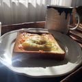 わかばのあおちゃん's cooksnap of when they made とろっとろ卵☆カルボナーラトースト♪.
