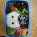 四つ葉♪'s cooksnap of when they made かわいいトトロのキャラ弁☆.