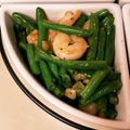 Funlato's cooksnap of when they made えびといんげんのガーリック炒め.