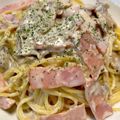 ＊dori＊'s cooksnap of when they made 濃厚クリームチーズパスタ.