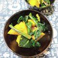 ﾁｲﾁｬﾝﾏﾏ's cooksnap of when they made 小松菜とかぼちゃのバター炒め.