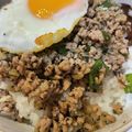 ズッキーーニ's cooksnap of when they made ガパオごはん(冷凍用)ナンプラーなし.