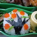 おんかめ's cooksnap of when they made お弁当に♪カワイイおにぎりの木々.