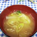 ととろ＆めい's cooksnap of when they made 時短⭐大根と青ネギのお味噌汁⭐.