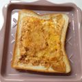 mani☆'s cooksnap of when they made 食パン1枚で簡単☆ホットサンド.