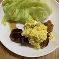 ポメちょん's cooksnap of when they made 豚こま肉の照り焼き★タルタルソース.
