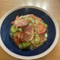 Kazu2323's cooksnap of when they made 合鴨スモークと新玉ねぎのマリネサラダ.