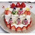 たららんママ's cooksnap of when they made *お雛様ケーキ*.
