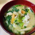 ariyuch's cooksnap of when they made きのこと鶏の味噌バター絶品汁.