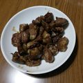 ramieru's cooksnap of when they made 簡単☆ハツ（鶏の心臓）の生姜焼き.
