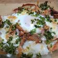 こぴおこそん's cooksnap of when they made 簡単朝食！生ハムエッグトースト.