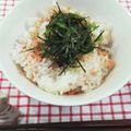 在宅勤務のおじさん's cooksnap of when they made 明太子と鮭フレの混ぜご飯.