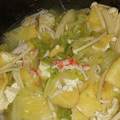 ブランシュkuu's cooksnap of when they made 簡単5分！カニカマとレタスの中華旨煮.