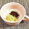 SP♪'s cooksnap of when they made コーヒーときな粉かけ✨ヨーグルト.