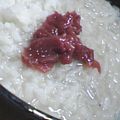 松五郎ちゃん's cooksnap of when they made ★基本のおかゆ 梅しらす★.