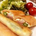 いやんのん＊'s cooksnap of when they made ✿タルタルカマンベール*揚げ焼き春巻き✿.