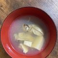 竹富島で会いましょう's cooksnap of when they made 牡蛎のお吸い物.