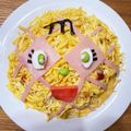 konさん's cooksnap of when they made メロンパンナちゃん　ちらしずし♪.
