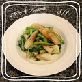 ♪キッチンmama's cooksnap of when they made 小松菜とちくわのさっぱり塩炒め.