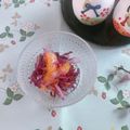 yesmama's cooksnap of when they made 紫キャベツとグレープフルーツの甘酢漬け.