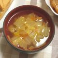 maki_08's cooksnap of when they made 白菜とトマトのコンソメスープ.