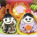 しんおばぁ！'s cooksnap of when they made キャラ弁♪カップde簡単♡ひな祭りお弁当.