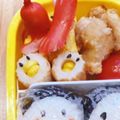 mocha03's cooksnap of when they made お弁当に竹輪とコーンで可愛いとりさん.