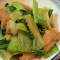 年中ねぼすけ's cooksnap of when they made チンゲン菜と油揚げのヘルシー煮物.