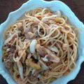 ケンチャナヨ～'s cooksnap of when they made セロリ＆ツナのカンタンパスタ.