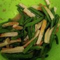 unauna72's cooksnap of when they made 超速！インゲンとちくわの胡麻和え.