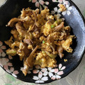 クックYAACC7☆'s cooksnap of when they made 簡単！ふわふわ卵とまいたけの中華風炒め♪.