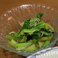 EnjoySun's cooksnap of when they made 小松菜としらすの辛子あえ.