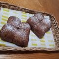シェもずく's cooksnap of when they made HBで粒ジャムチョコバナナ食パン.