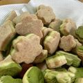 いちごみるく氷's cooksnap of when they made ひな祭りに☆菱餅風クッキー.