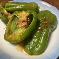 わんあみ's cooksnap of when they made 生姜酢醤油でピーマンの焼きびたし.