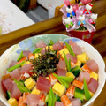 kitty・yumi's cooksnap of when they made ❀海鮮ちらし寿司❀.