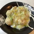 しげその's cooksnap of when they made 白菜と鶏だんごの中華クリーム煮.