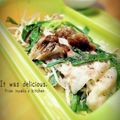 inyako's cooksnap of when they made ✿豚バラもやしニラのミルフィーユ蒸し✿.